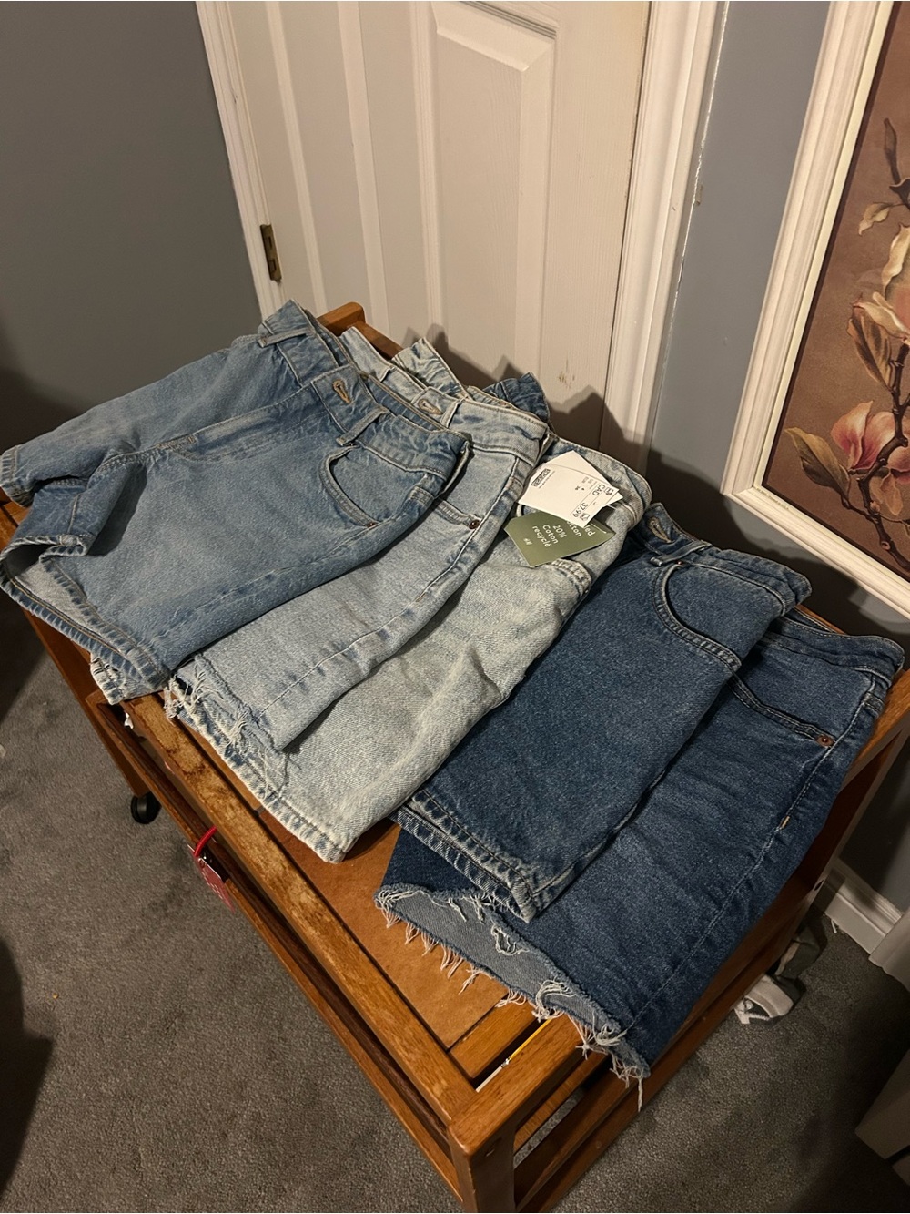 Classic Women's Light & Dark Blue Denim Jeans - 5 - Pack
